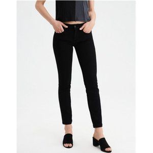 American Eagle Women Black Ne(X)T Level Skinny Jean (26x30)
